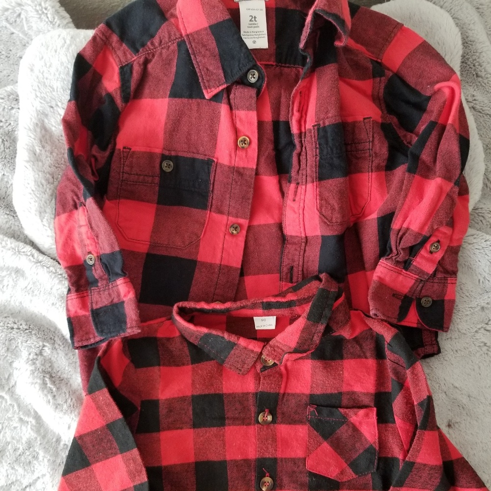 Plaid tops
